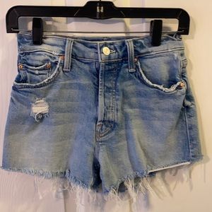 MOTHER, size 24 blue Jean shorts.
